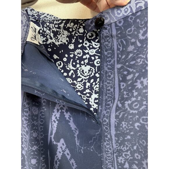 Women’s Cotton Blend Straight Midi Skirt Size 14 Multicolored Ombré Career - Picture 10 of 15